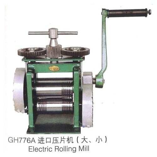 Jewelry rolling mill Hand Operate mini gold Rolling Mill goldsmith equipment for sheet or gold wire