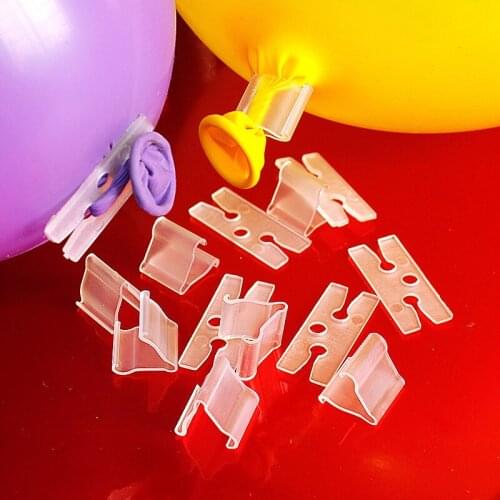 100 Pcs V and H Shape Balloon Sealing Clip for Wedding Decoration Birthday Party Christmas party Decoration Balloon Accessories