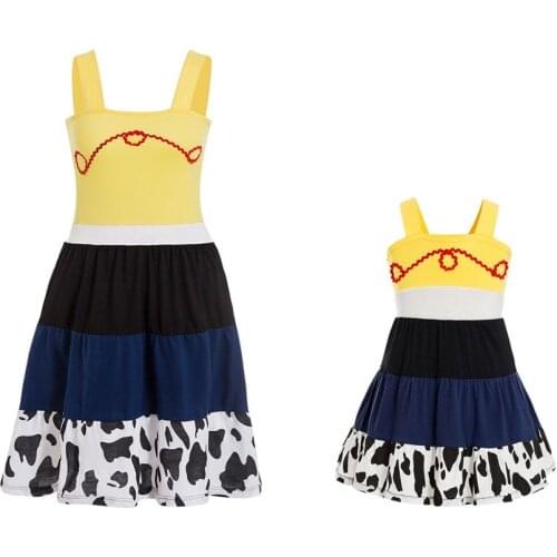 Womens Jessie Costume Dress up Womens Cosplay Costume Princess Dress Cowgirl costume Woody Costume