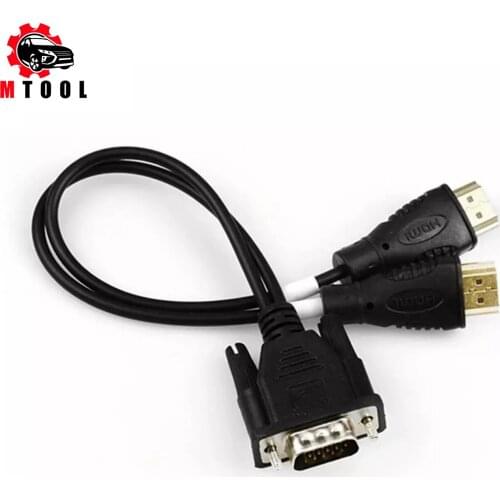 LCD EDID code chip data read line 2 in 1 Cable online Reading and Writing line RT809F RT809H TL866II Plus VGA TO HDMI-compatible