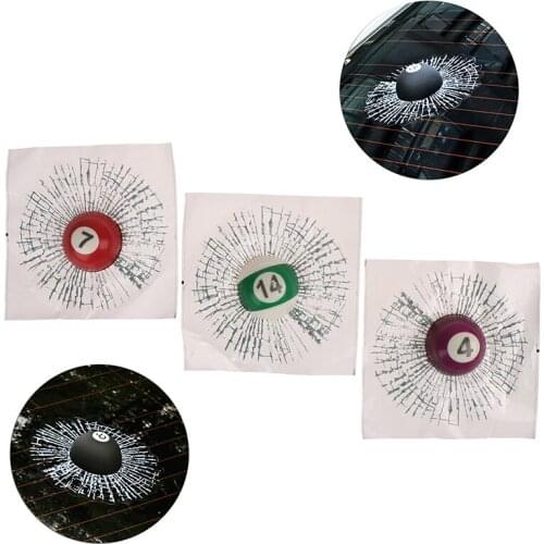 1PC Car Stickers 3D Billiards Stickers Car Body Auto Window Decals DIY Car Styling Car Decoration 18cm x 18cm