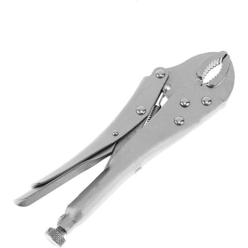 10 Inch Steel Vigorously Flat Pliers Hand Tools with Smooth Handle and Round Clamp Mouth Fast Fixing Clamp