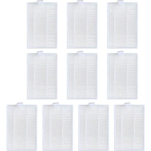 10Pcs Filter for Kenmore 31510 Smart Robot Vacuum Cleaner Replacement Parts Filters Dirt Sawdust Cold Ashes