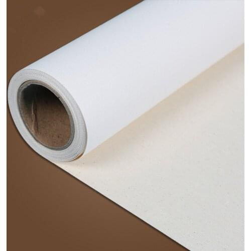 17"*1m 24"*1m roll sample 220gsm matte polyester canvas roll for inkjet printer