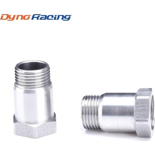 304 Stainless Steel M18 X 1.5 Bung Thread O2 Oxygen Sensor Test Pipe Extension Extender Adapter Spacer YC101306