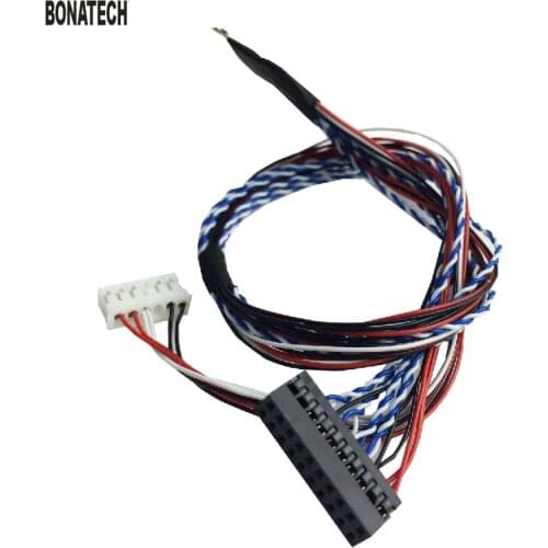 40pin LVDS cable screen cable LVDS (1 ch, 6-bit) /LVDS (2 ch, 6-bit) 25cm 40