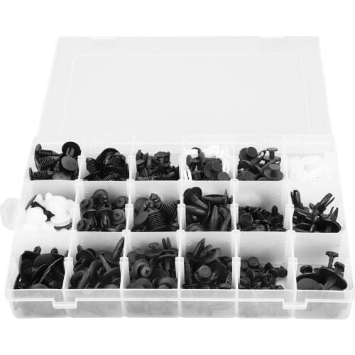 415Pcs 18 Sizes Assorted Clip Trim Car Push Pin Rivet Bumper Door Panel Retainer Screwdriver Push Pin Rivet Trims Dropshipping