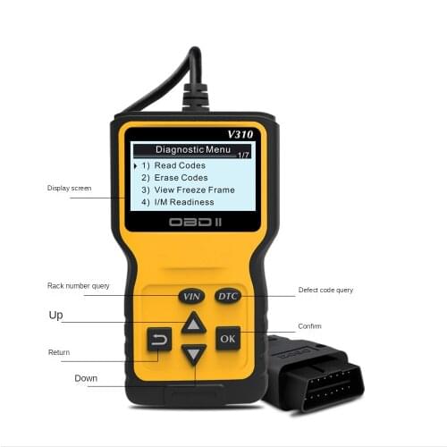 Auto read code card automobile fault diagnosis instrument car diagnostic tool elm327 obd2 engine diagnosis