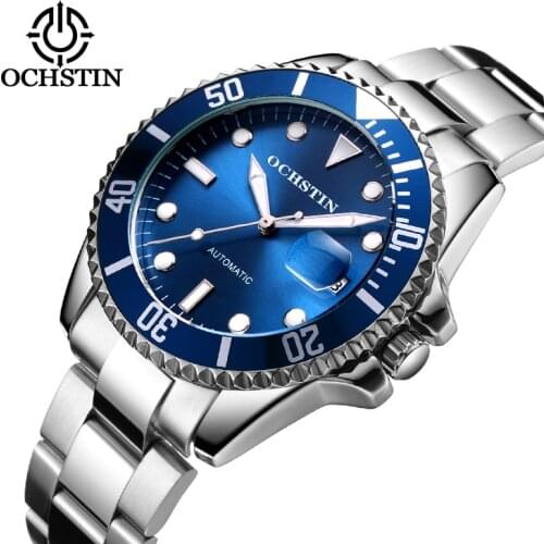 2019 OCHSTIN Top Brand Men Mechanical Watch Automatic Fashion Luxury Stainless Steel Male Clock Relogio Masculino