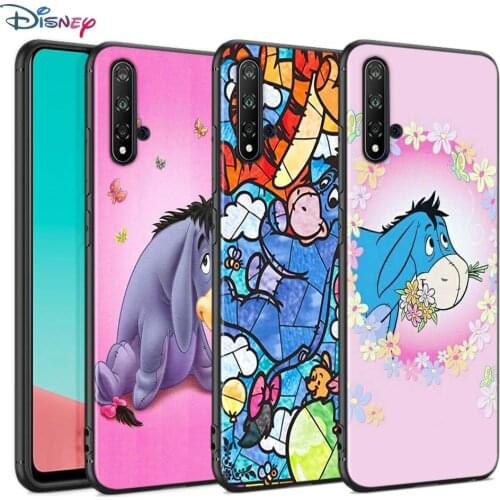 Black Soft Cover Cute Baby Eeyor For Huawei Nova 8 7 6 SE 5T 7i 5i 5Z 5 4 4E 3 3i 3E 2i Pro Phone Case
