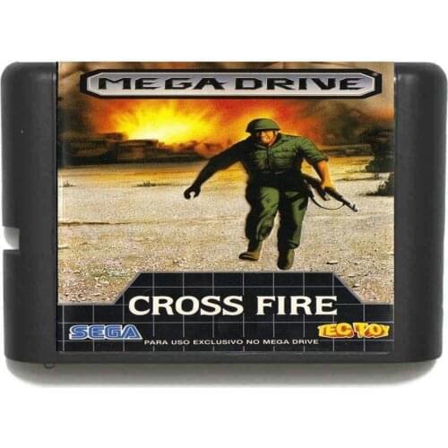 Cross Fire 16 bit MD Game Card For Sega Mega Drive For Genesis