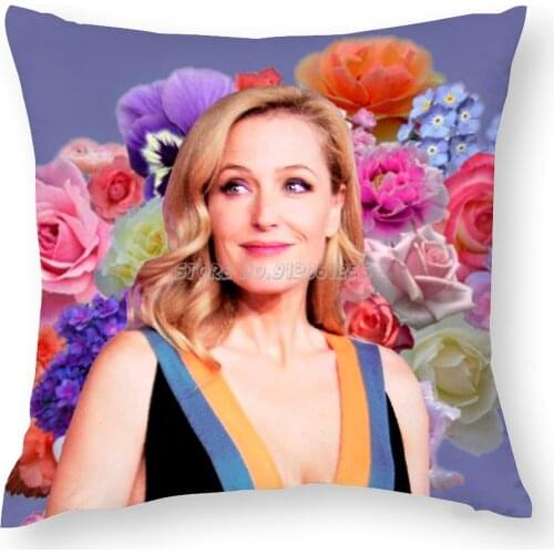 Flower Gillian Pillow Case Decorations for Home Garden Decor Pillowcase Gillian Anderson Gillian Anderson The X Files Txf The Fa
