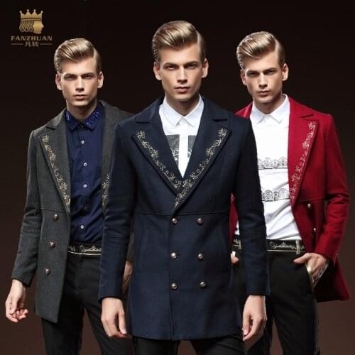 FANZHUAN Mens Autumn Coats