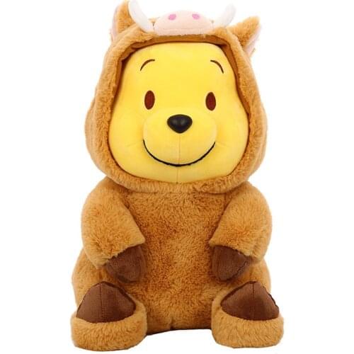Disney 35-70cm Cartoon Winnie The Pooh Bear Cosplay Wild Boar Plush Toys Kawaii Winnie The Pooh Stuffed Dolls Kids Gift