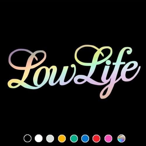 LowLife Car Sticker Funny Decal For Cars Auto Motorcycle Bumper Window Door Body JAYJOE Vinyl Car Stickers