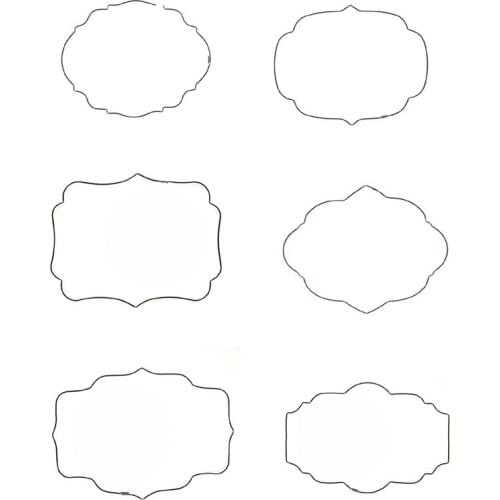 Mijiang Stainless Steel Various Frame Cookie Cutter Slicers Set DIY Fondant Biscuit Mould Cake Decorating Tools Bakeware TZ004