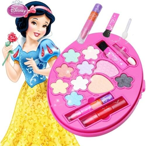 2019 New Disney princess colorful makeup box safe children gift makeup girl play house show toy set