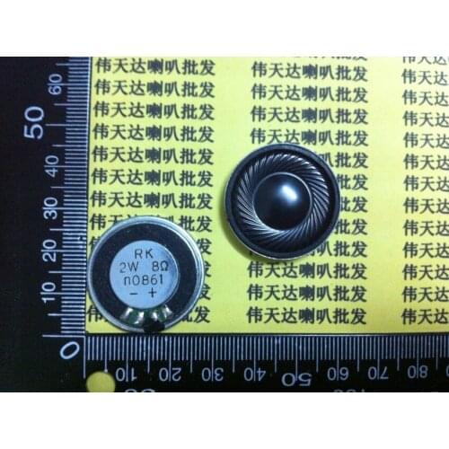 New Environmentally friendly sound speaker 8 ohms 2 watt 8R 2W speaker Diameter 28MM 2.8cm Thick 5.3MM Loudspeaker