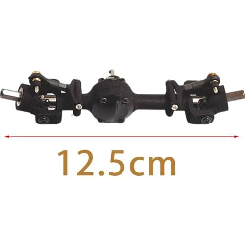 RC Car Plastic Rear Bridge Axle for WPL D12 Rock Model Trucks Upgrade Parts