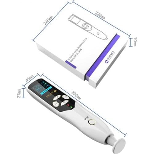 Portable New Generation Chip Control Cosmetic Instrument 2 In 1 Ozone Plasma Pen/Multi-function Plasma Pen
