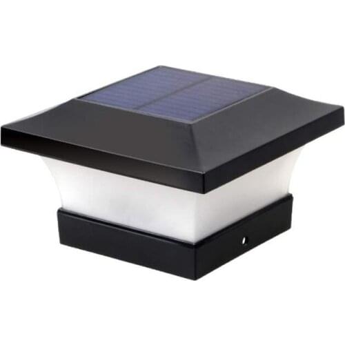 LED Solar Outdoor Light Waterproof Decorative Outside Solar Wall Lamp Gate Pillar Stigma Light for Home Garden Column Cage Path