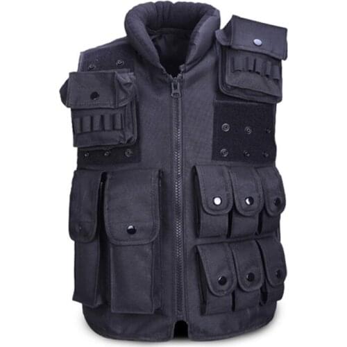 Military Tactical Vest Adult Combat Training Hunting Shooting Suit CS Field Protective Equipment Children Security Training Vest