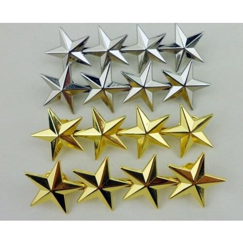 GOLD AND SILVER US GENERALS RANK INSIGNIA US ARMY OFFICERS FOUR-STAR RANK BADGE OF 4 Military Store