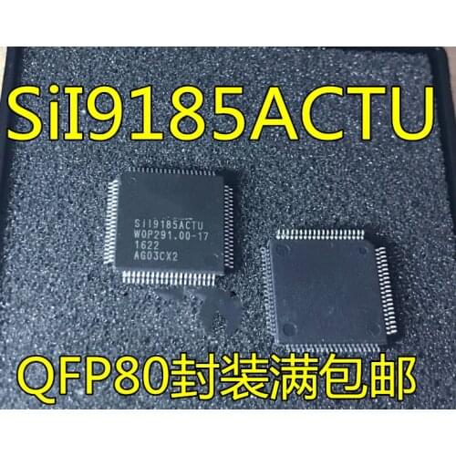 5PCS-10PCS SIL9185ACTU Sil9185ACTU SiI9185ACTU Si19185ACTU TQFP-80 Chipset 100%original