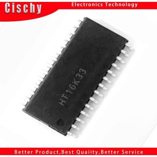 5pcs/lot HT16K33 VK16K33 16K33 SOP-28 In Stock