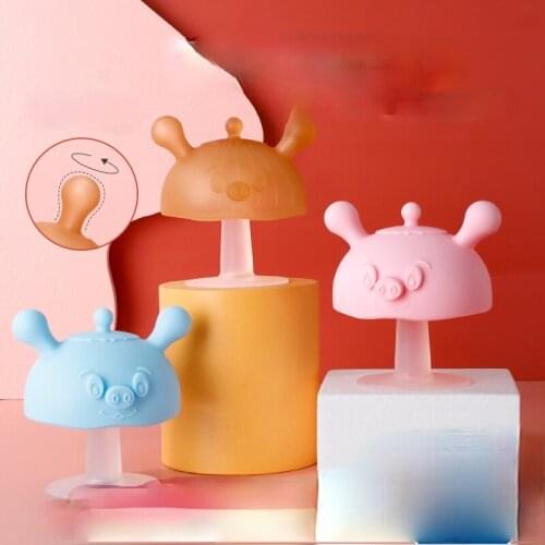 Baby Teether Toy Baby Boy & Girl Teething Toys Silicone Baby Sore Gum Sore Gum BPA Free Teething Mushroom Toy