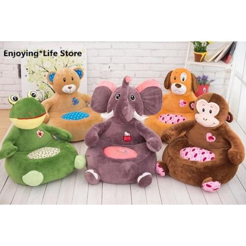 Baby Kids Sofa Stuffed Animal Cushion Seat Soft Toy Doll Kindergarten Chairs Floor Pillow Chair Cushion Seat Cushion Home Decor