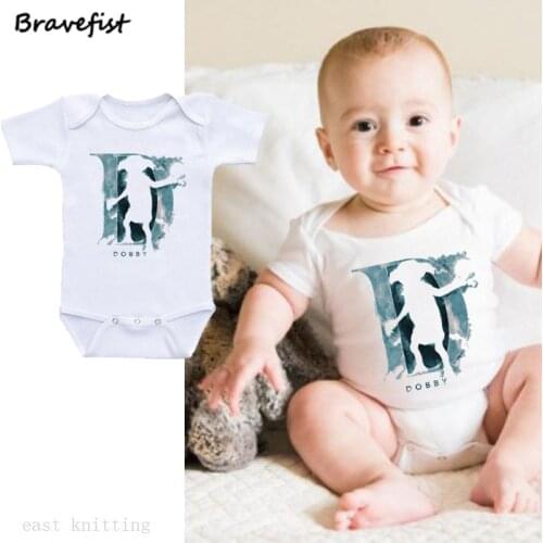 0-24Months Newborn Summer Bodysuits Cotton 3D People Print Children Jumpsuits For Boys Girls Clothes Short Sleeve Outfits Onesie