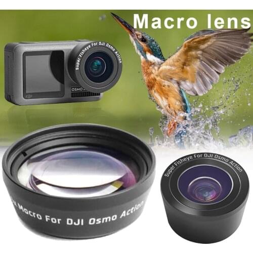 Macro HD Camera Lens Filters 15X Anti-Shake Portable for DJI OSMO Action Camera GDeals