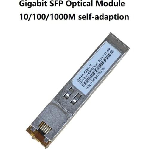 Gigabit Port Module SFP Optical Module RJ45 100m Network Port Transceiver Module and Capacity SFP-GE-T fiber optic card