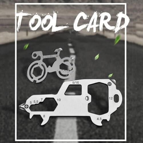 ALMIGHTY EAGLE EDC Gear Kit Opener Pocket Key Screwdriver Wrench Outdoor Multipurose Belt Cutter Survive Wire Stripper