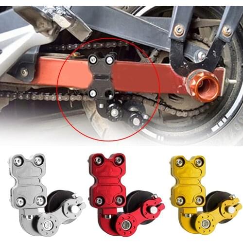 Motorcycle Motorbike CNC Aluminum Alloy Chain Tensioner Roller Adjustment Tool 2019