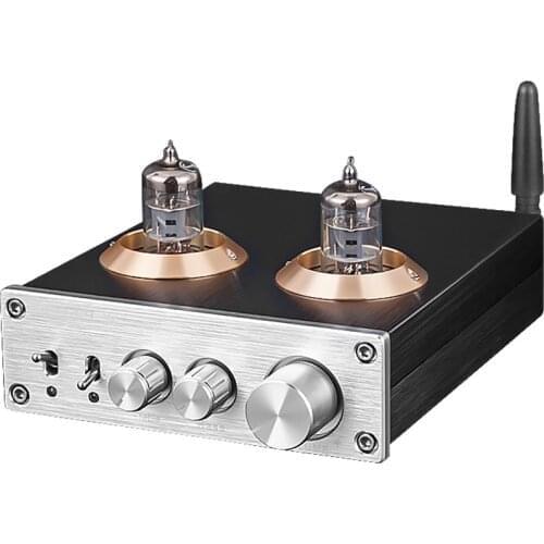 PJ.MIAOLAI CSRA64215 Bluetooth 4.2 HIFI 6J1 Preamp Vacuum Tube Amplifier Stereo Preamplifier With Treble Bass Tone Control