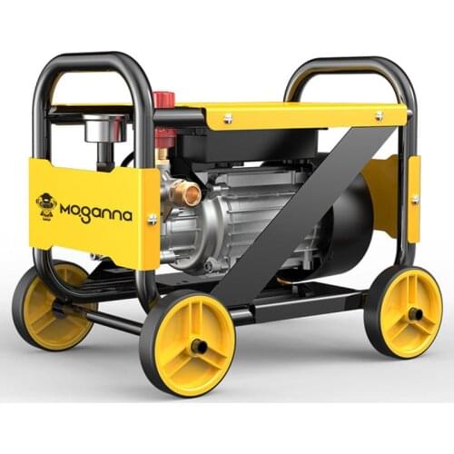 Pressure Washer Household Type Roller Push-Pull With Water Gun And Foam Generator 220V High Pressure Pumps Car Cleaning Tools