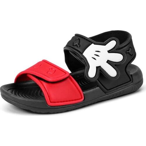 Baby Boys Girls Sandals Summer Non-slip Beach Shoes SpiderMan Baby Sandal Kids Shoes Student Breathable Sandals