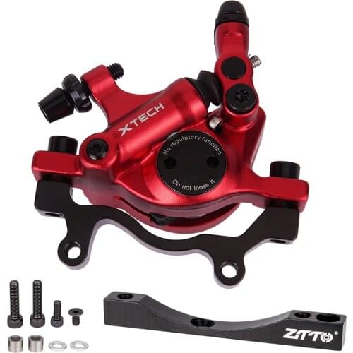 ZTTO HB100 MTB Front / Rear Line Pulling Hydraulic Disc Brake Calipers with Adapter for Xiaomi Mijia M365 Electric Scooter Brake