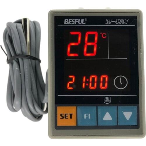 BESFUL Thermostat BF-499T water tank four-stage timing heating controller heating temperature controller adjustable