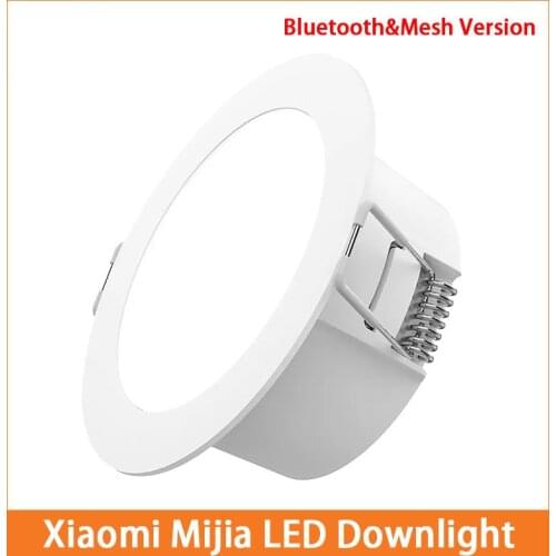 In Stock Xiaomi Mijia Smart LED Downlight Bluetooth Mesh Version Adjust Color Temperature Controlled By Voice Remote Control