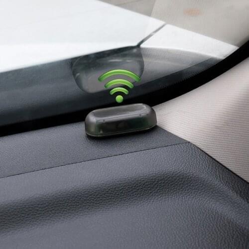 New 1PCS Universal Solar Car Alarm LED Light for Renault Megane 2 3 Duster Logan Clio 4 3 Laguna 2 Scenic Sandero 2 Captur