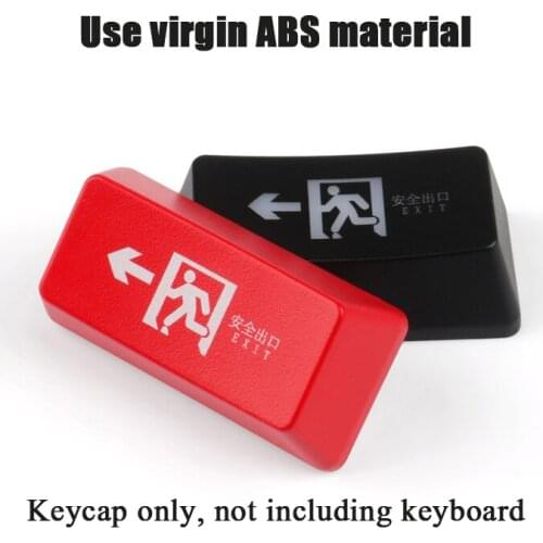 1PC Backspace Keycap For Mx Switch Safe Exit Personalized ABS Key Cap For Mechanical Keyboard OEM height