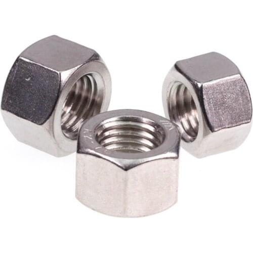 10Pcs Authentic 304 Stainless Steel Thickening Nut M6M8