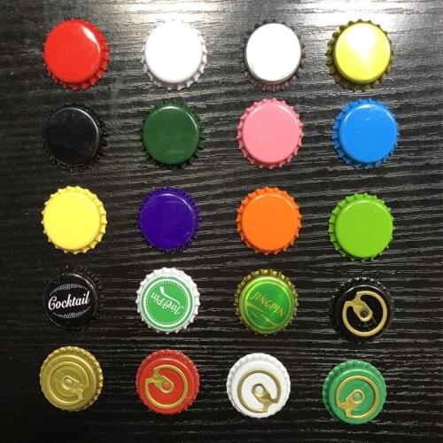 100PCS DIY Homebrew Beer Tool of Beer Bottle Caps Beer Lid Brewing Supplies