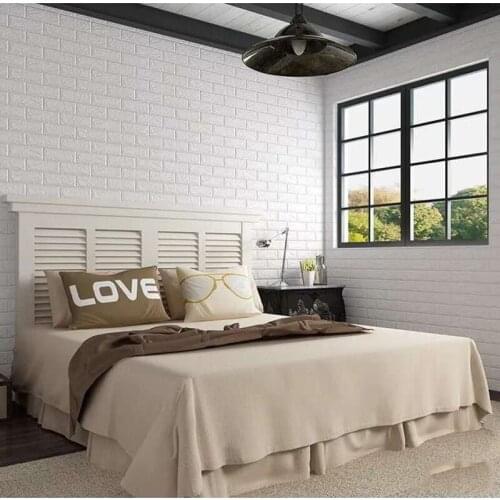 3D Wallpaper DIY Marble Sticker Waterproof Stickers Wall Papers Home decor Kids Room 3D Self-Adhesive Wallpaper Brick