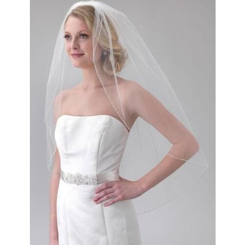 White Lace Moderate Length Veils for Bridal Billing Star Wedding Accessories Veil Tulle Charming Wedding Fascinator WIth Comb