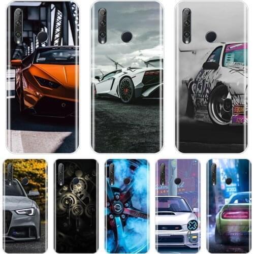 Car SportsCar Tyre Cool Soft Back Cover For Huawei Honor 8S 8A Pro V20 Phone Case Silicone For Huawei Honor 20 Lite Pro 10i 20i