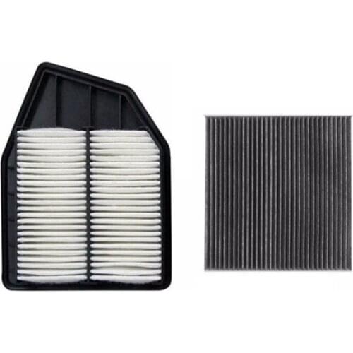 Air Filter Cabin Filter 2 pcs Set For Honda Eighth Generation Accord Crosstour 2.4 Model 2008-2013 Car Accessoris Filter Set